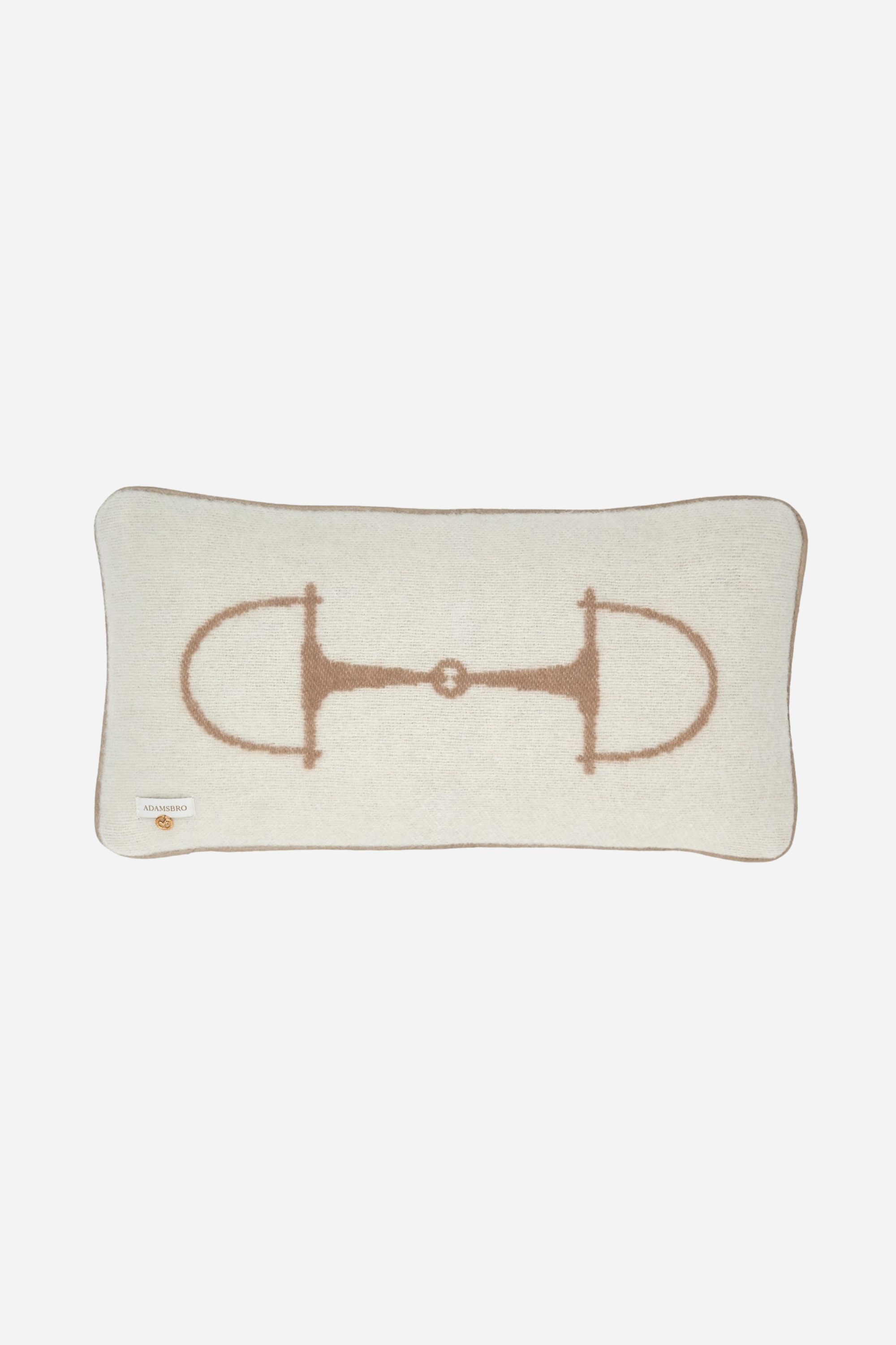 Equine Lumbar Wool Pillow - Crème Brulée