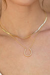 sahira jewelry design stylish equestrian hadley horseshoe necklace