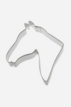 stylish equestrian horse head cookie cutter