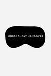 stylish equestrian silk horse show hangover embroidered sleep eye mask