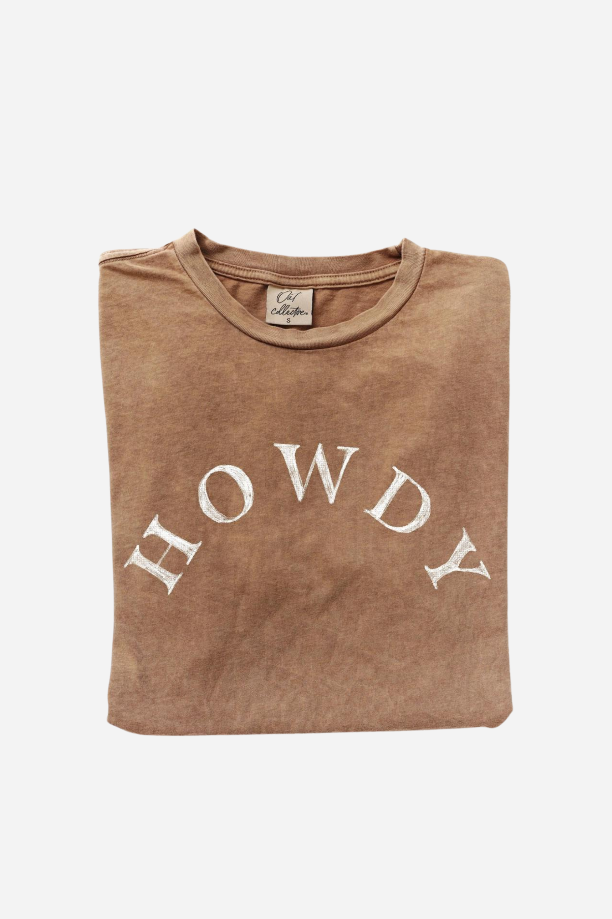 oat collective stylish equestrian howdy tee taupe