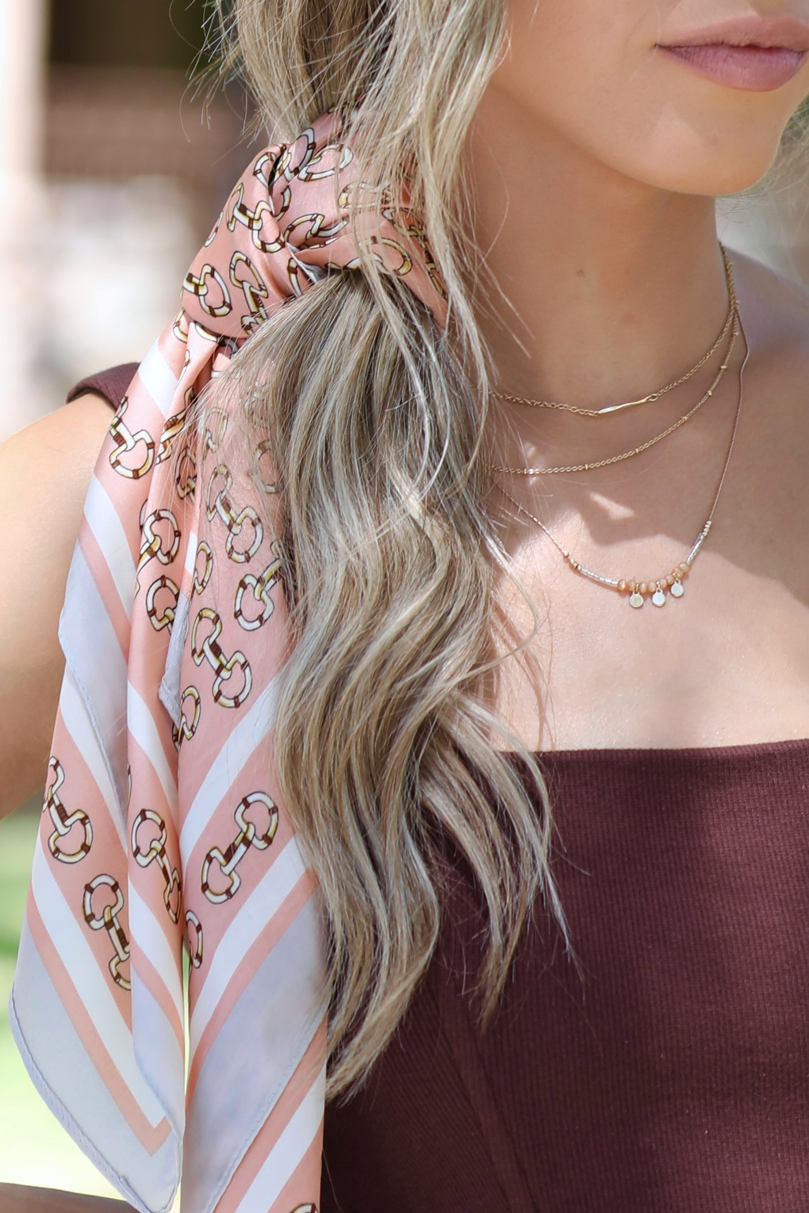 Jessa Scarf - Blush