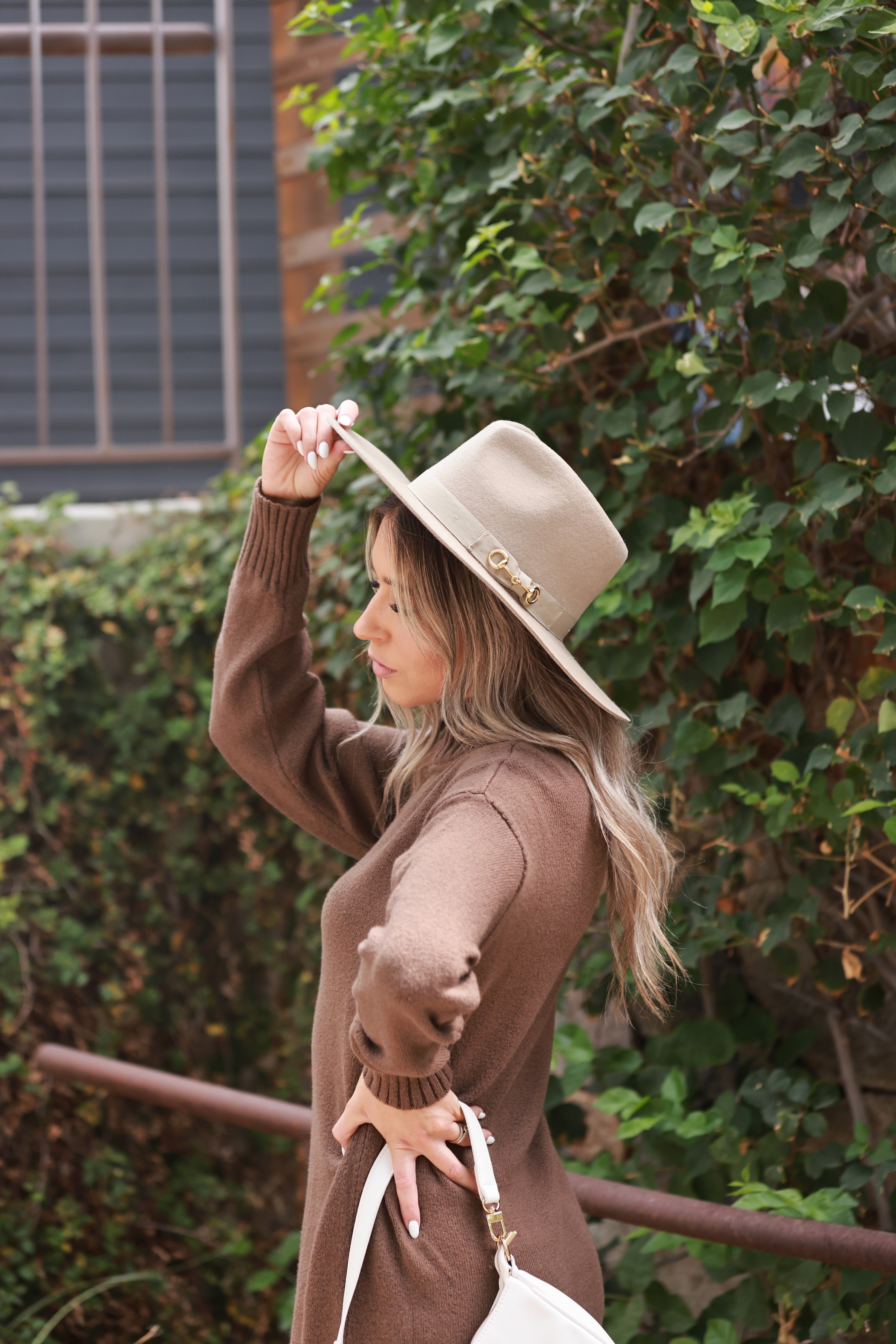 Julian Felt Hat - Taupe