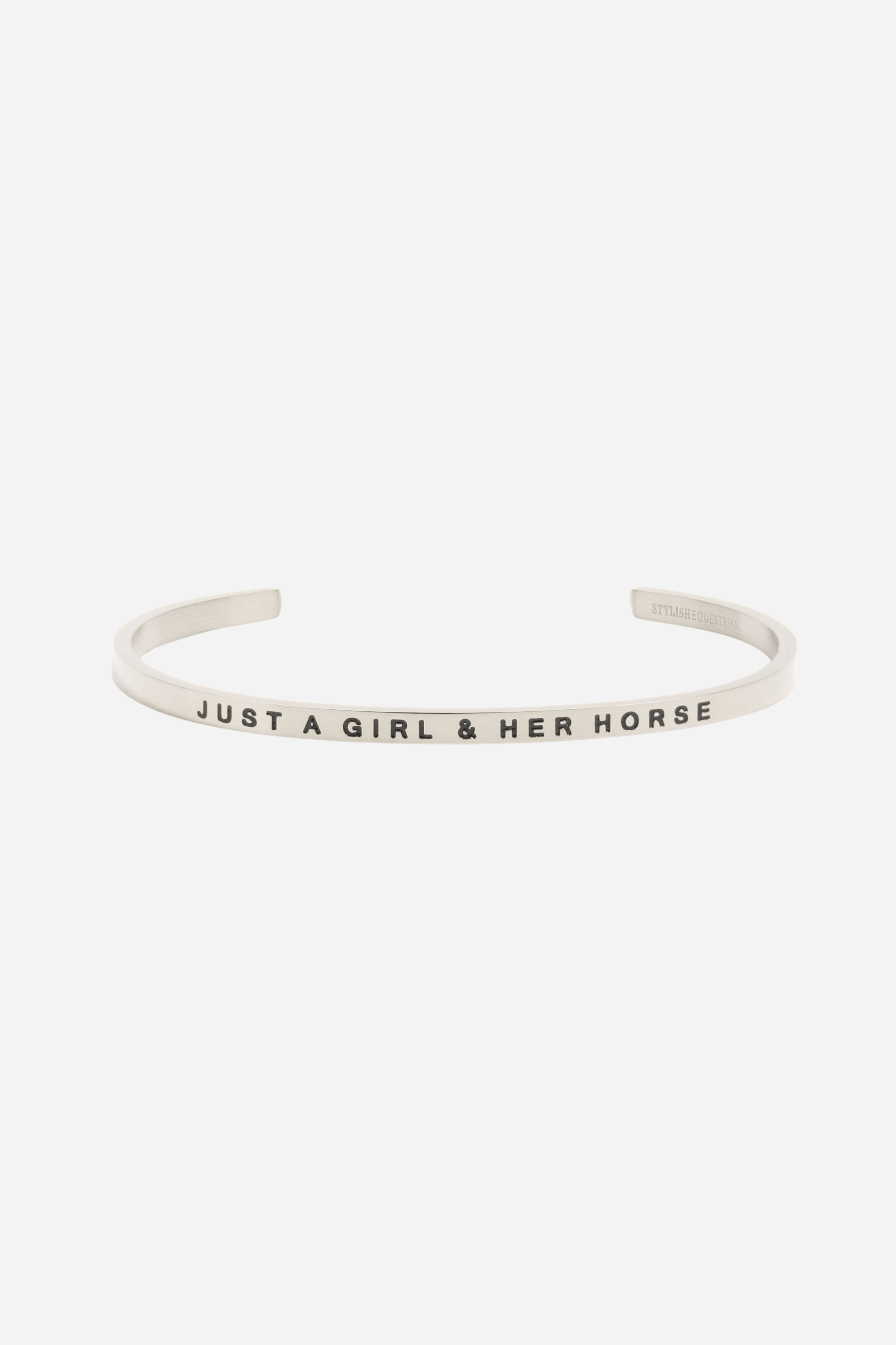 mantra band stylish equestrian just a girl and her horse bracelet