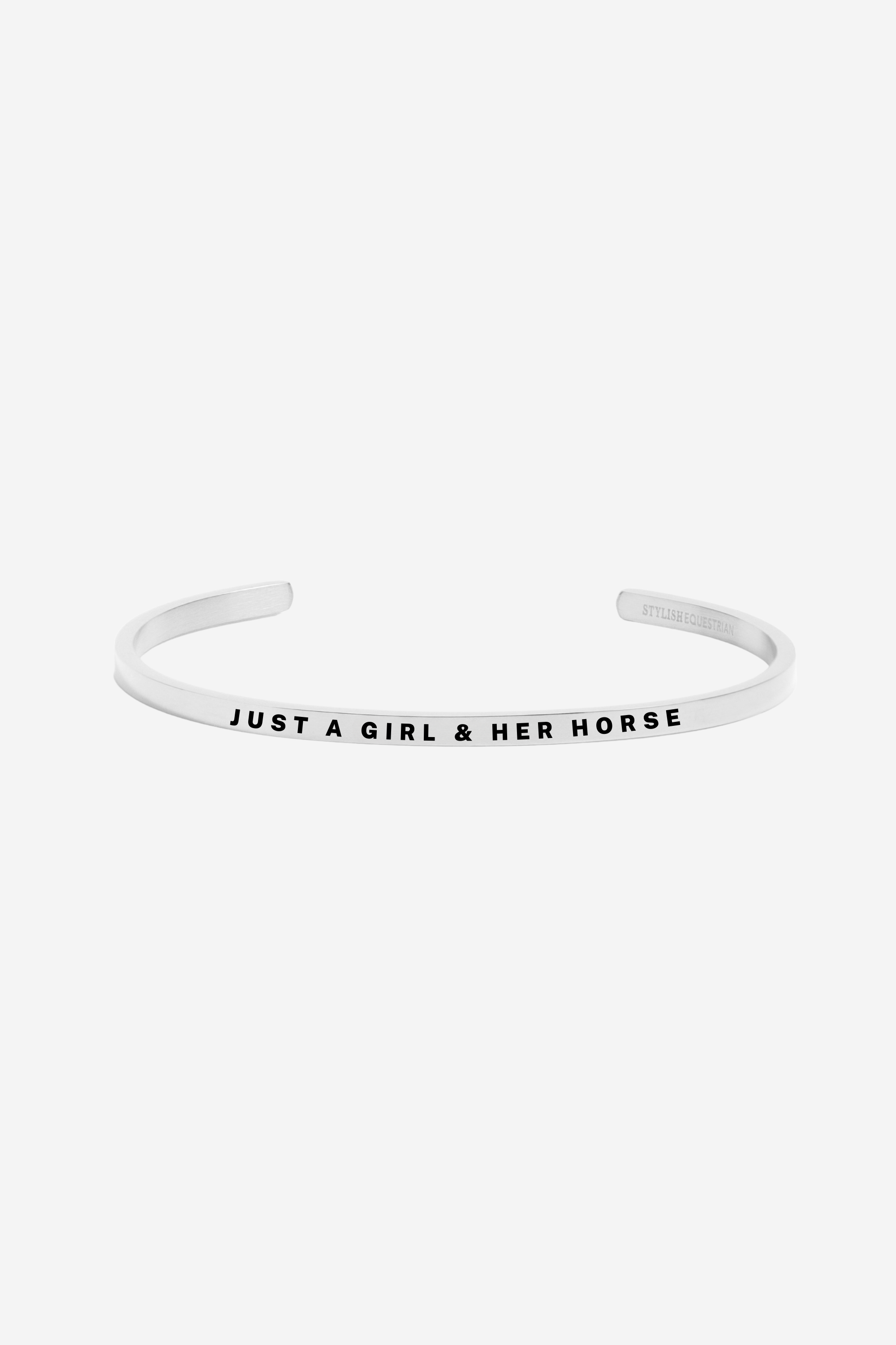 Just A Girl & Her Horse Bangle