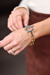 atelier cg stylish equestrian kingston d-ring chain bracelet