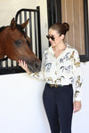 stylish equestrian lily horse top