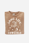 oat collective stylish equestrian long live cowgirls tee