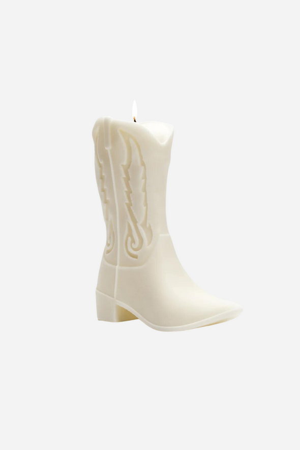 eleven eleven stylish equestrian midnight cowboy cowboy boot candle