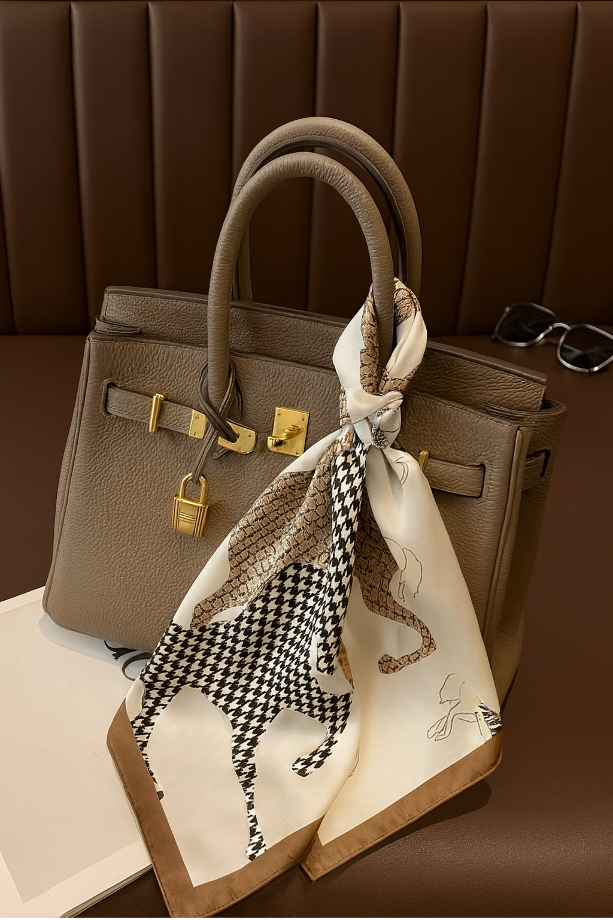 Én Creme Scarf - Mocha