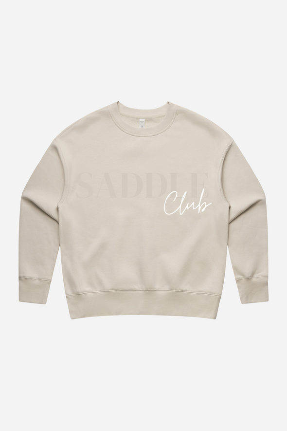 as colour stylish equestrian saddle club embroidered sweatshirt