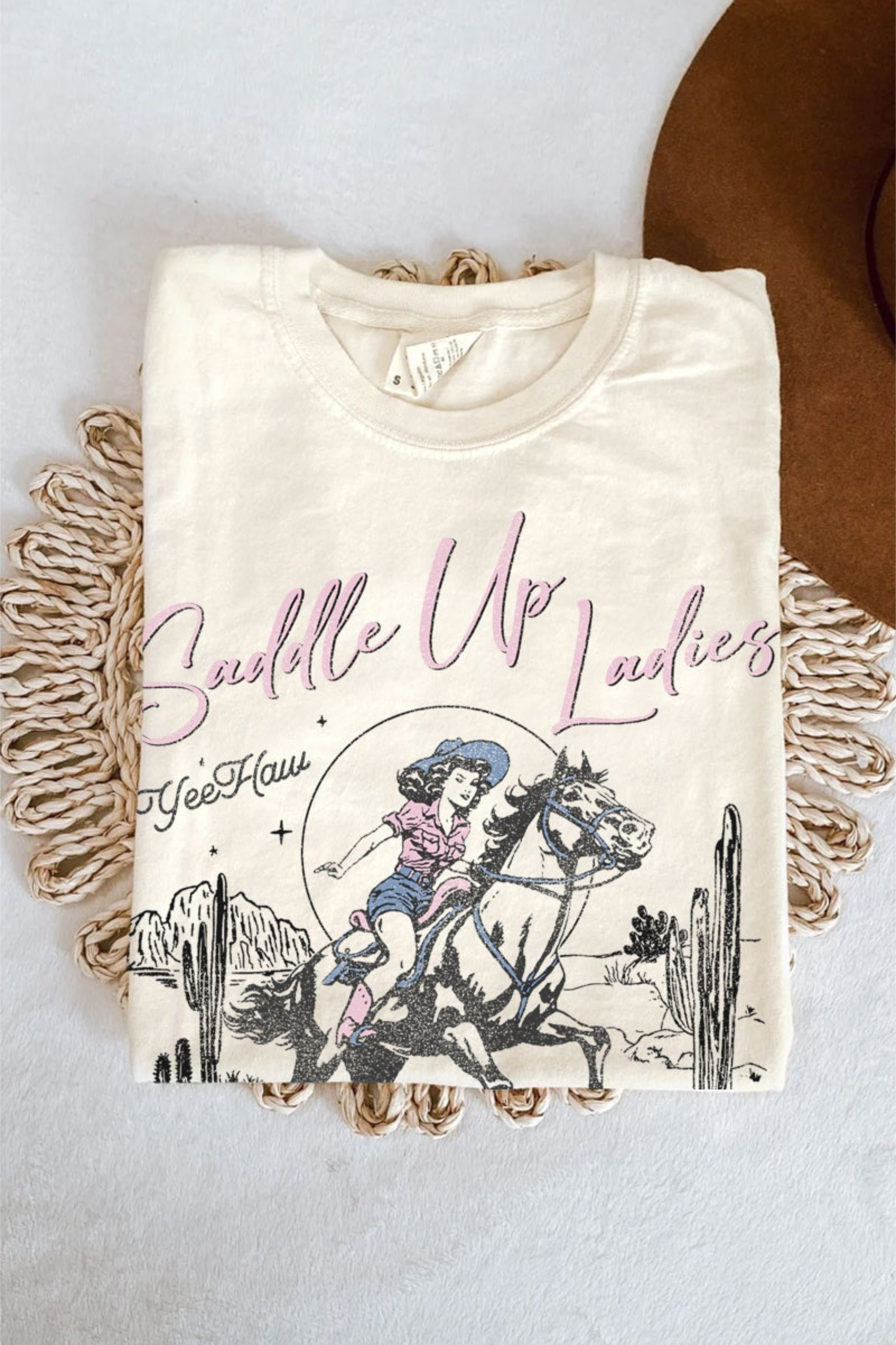 Saddle Up Ladies Graphic Tee