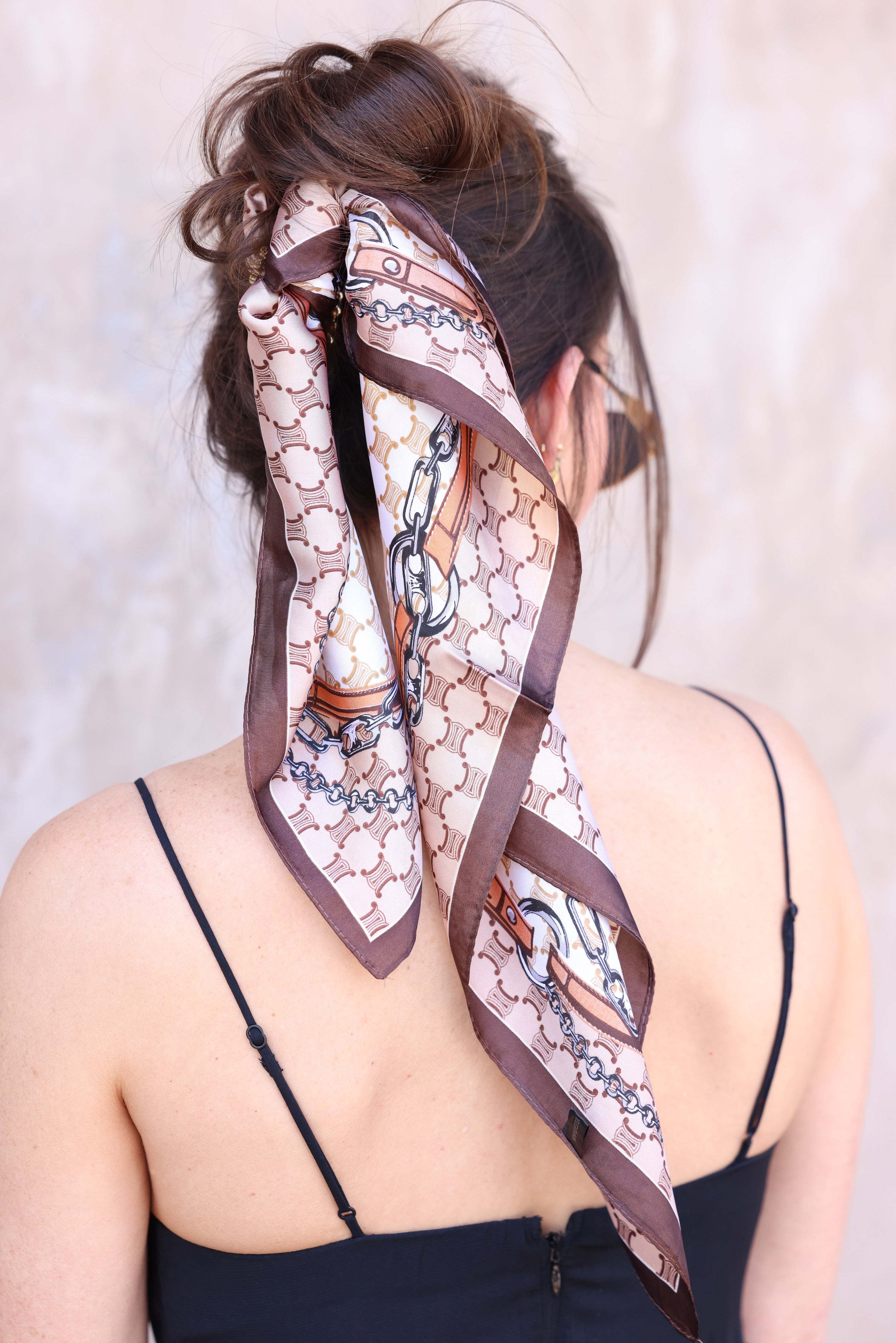 aliexpress stylish equestrian serena scarf espresso