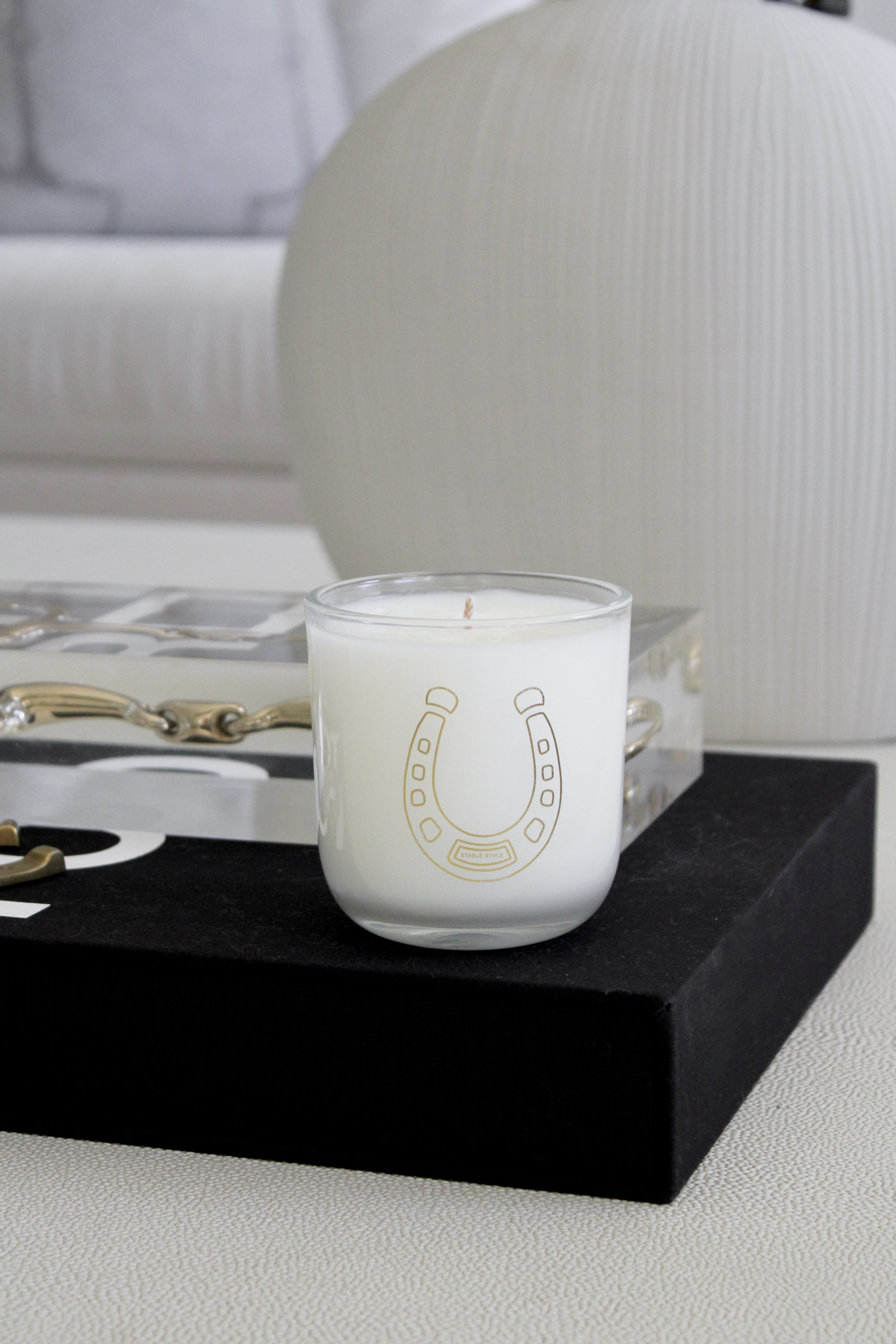 Stable Style Candle - Lucky Horseshoe