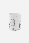 stylish equestrian bettina artwork stand with me porcelain mug