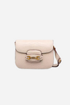 stylish equestrian stassi leather shoulder bag