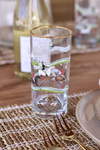 pomegranate inc stylish equestrian hunter drinking glass set
