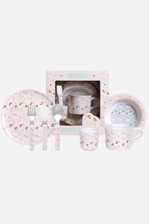 sophie allport stylish equestrian Unicorn Melamine Set