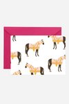 katie kime stylish equestrian horse and tassel stationery notecard set