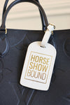 Horse Show Bound Luggage Tag