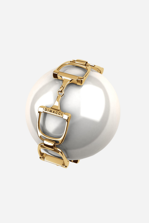 dimacci stylish equestrian ines d-ring horse bit bracelet