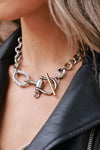atelier cg stylish equestrian aries curb chain necklace