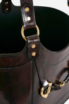 Adamsbro Stylish Equestrian Bennett Leather Basket