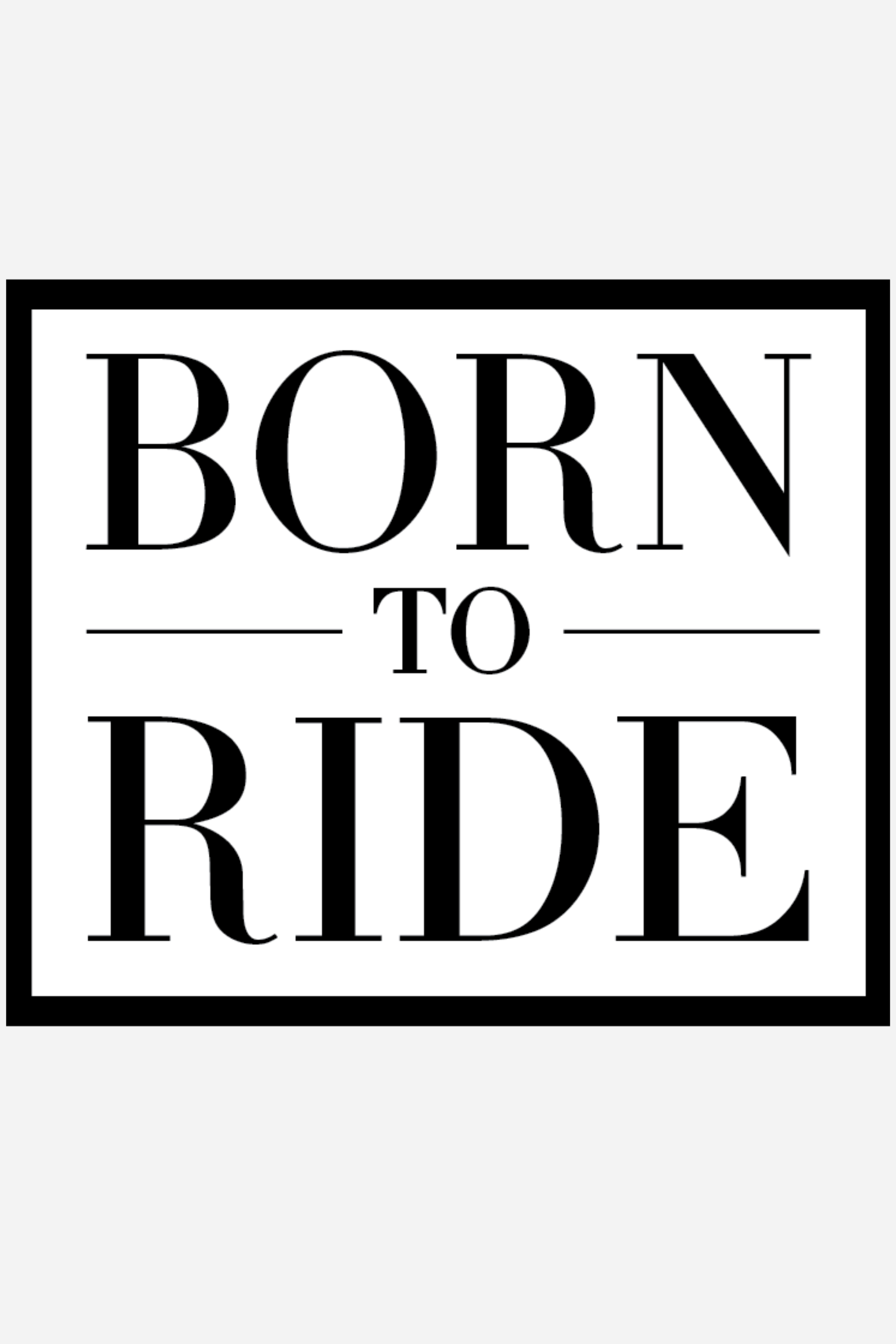 Stylish Equestrian Born To Ride Sticker