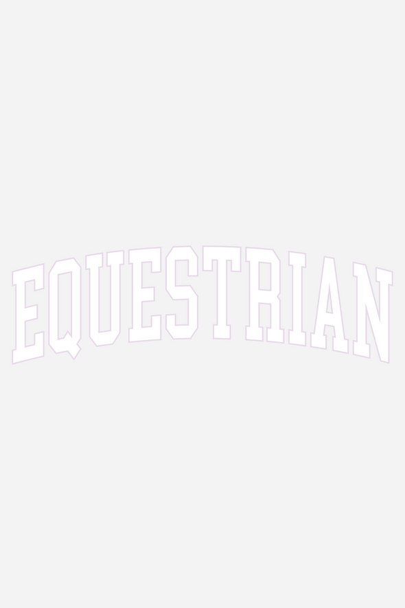 Stylish Equestrian Equestrian University Sticker