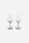 arthur court stylish equestrian francesca wine glass