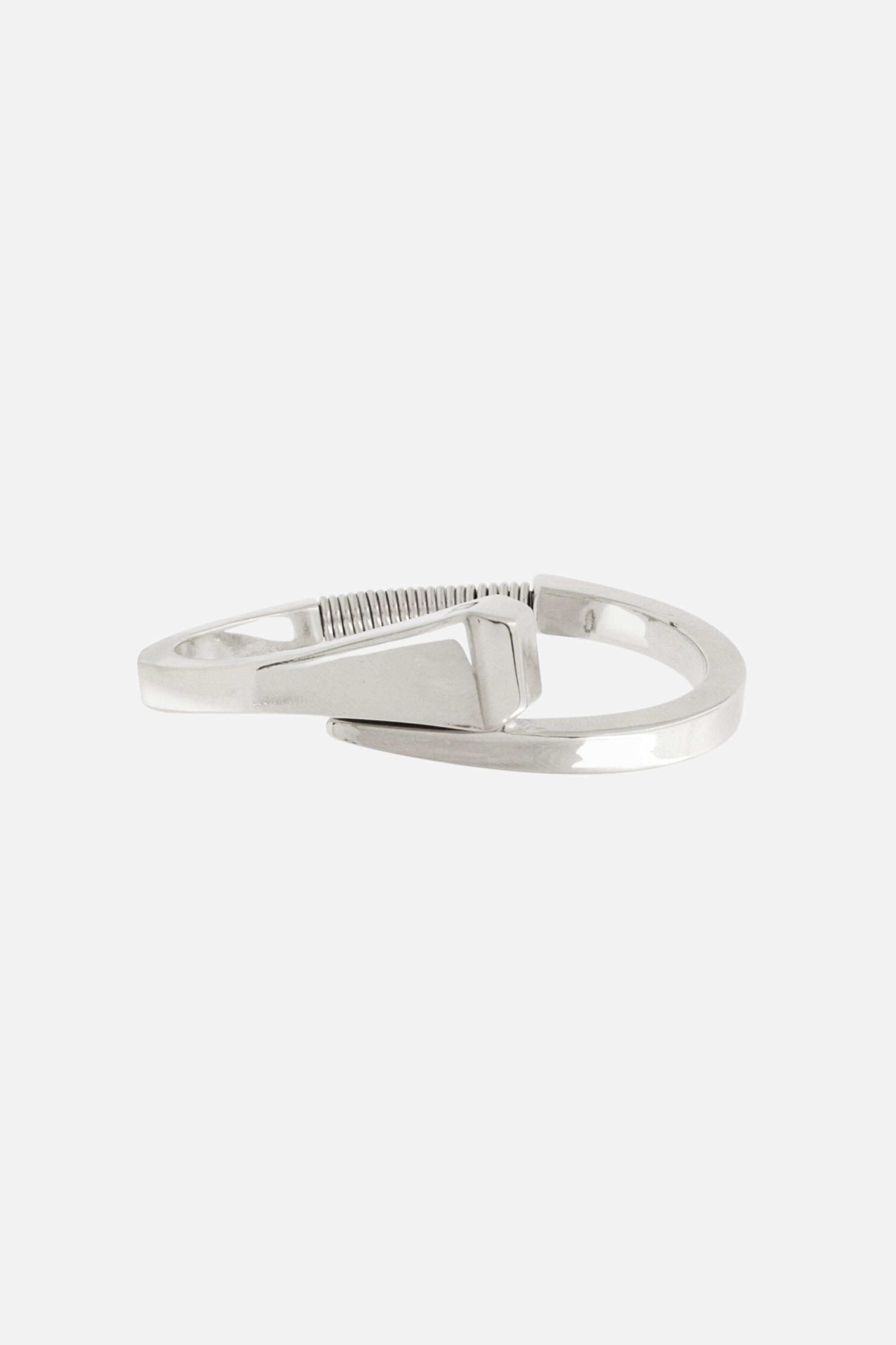 cxc stylish equestrian icon nail bangle silver