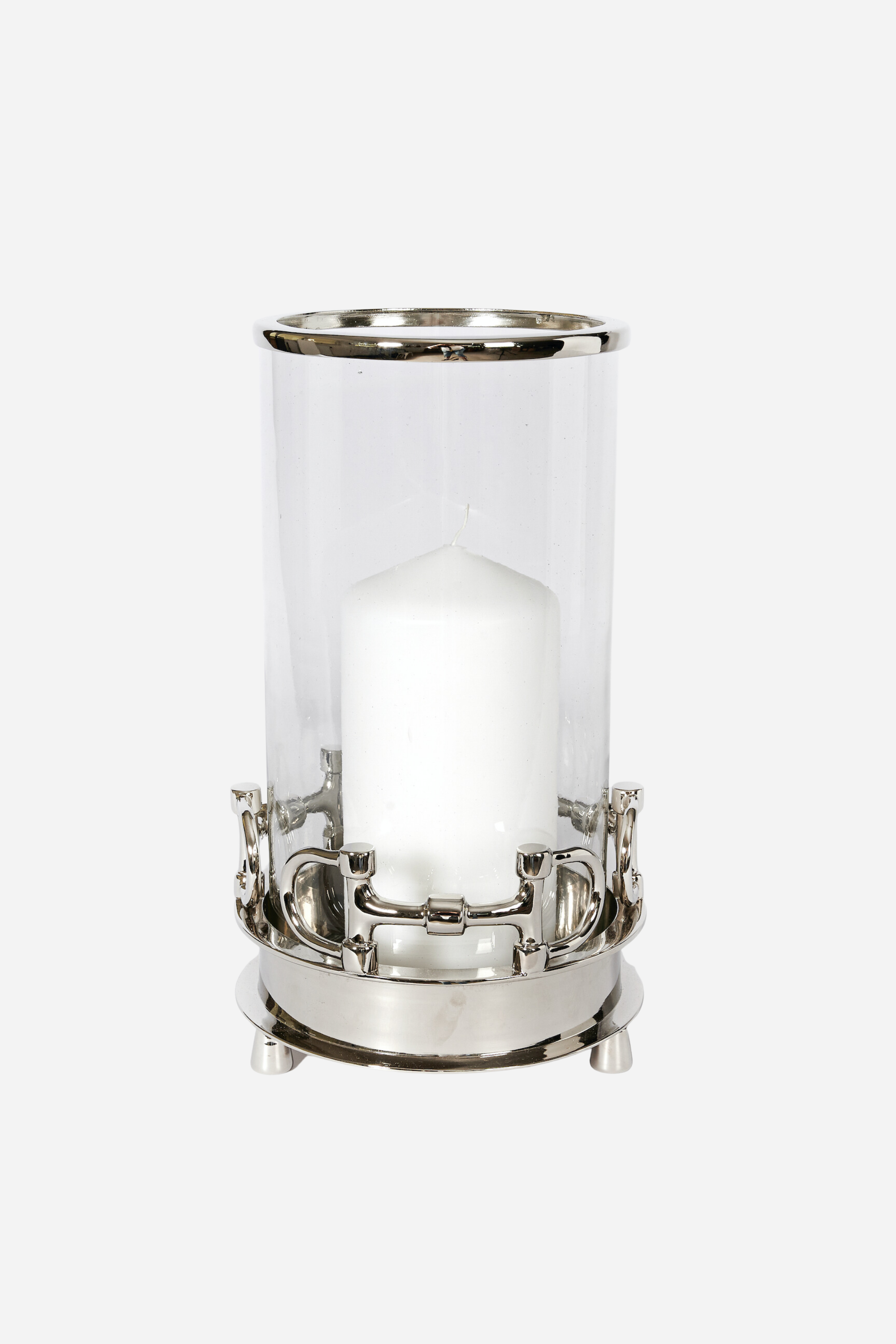 adamsbro stylish equestrian d-ring candle hurricane