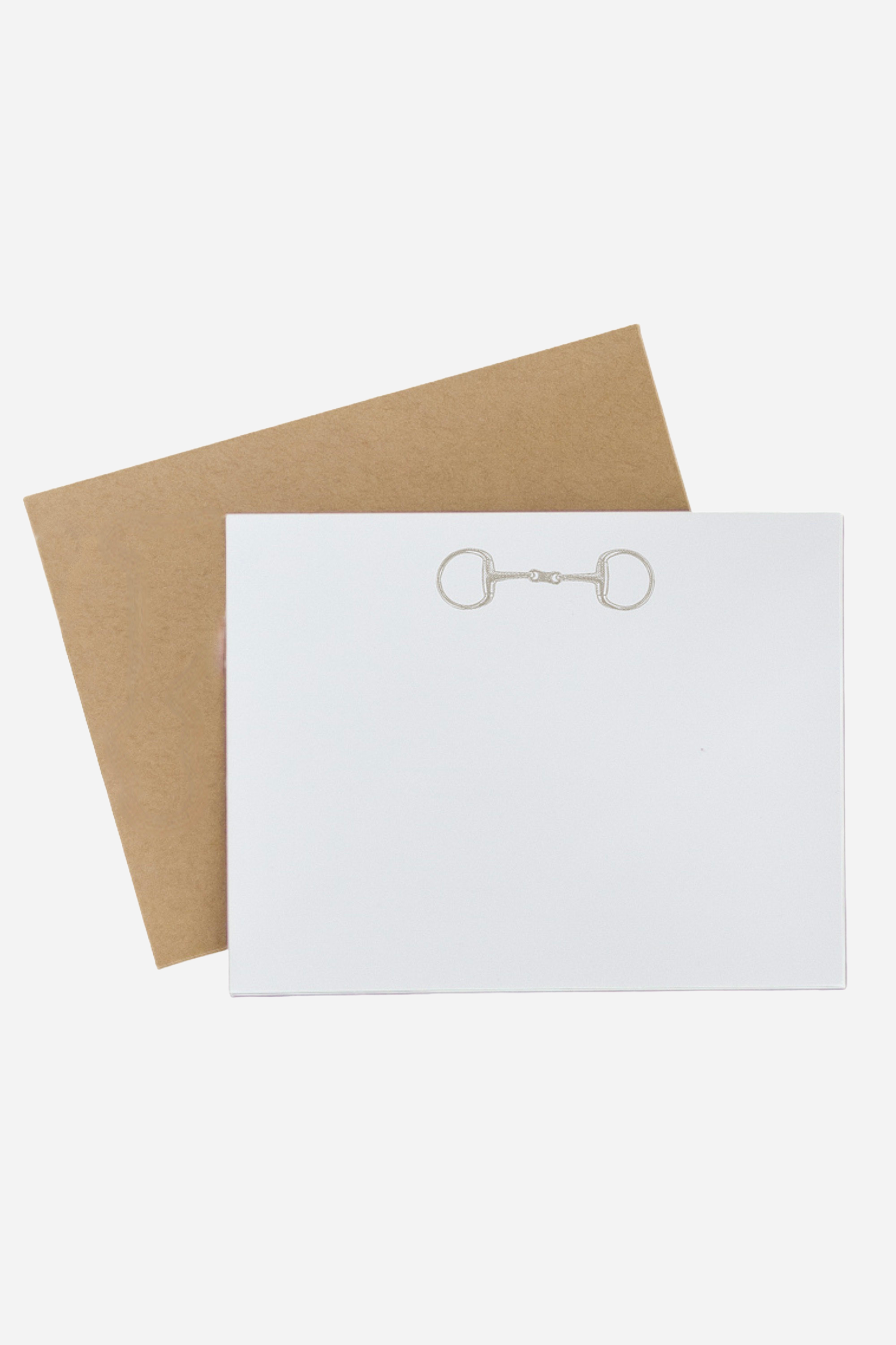 jerry & julep stylish equestrian snaffle stationery set