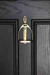 tack room studio stylish equestrian brass stirrup door knocker