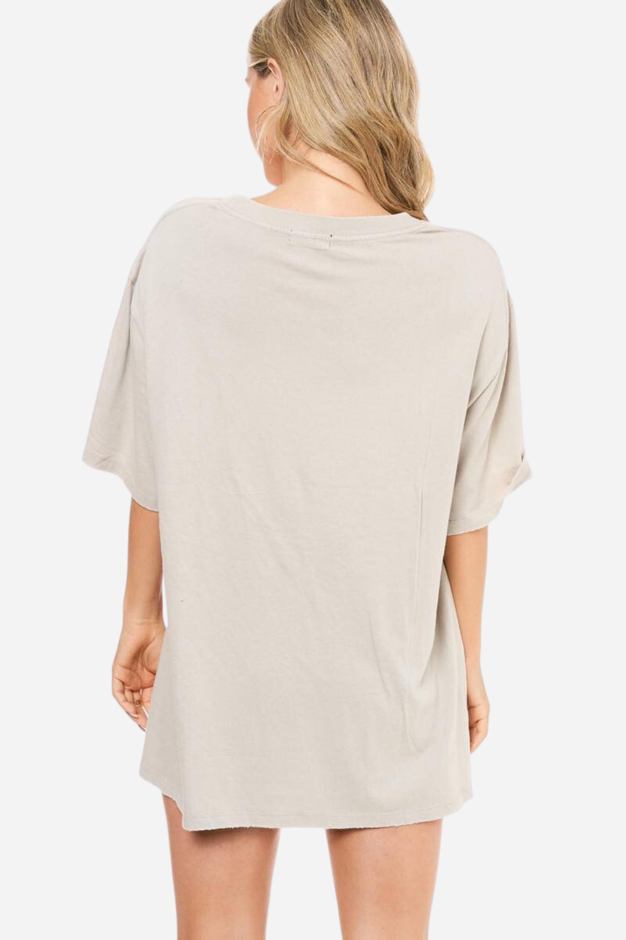 Oversized distressed sales t shirt dress