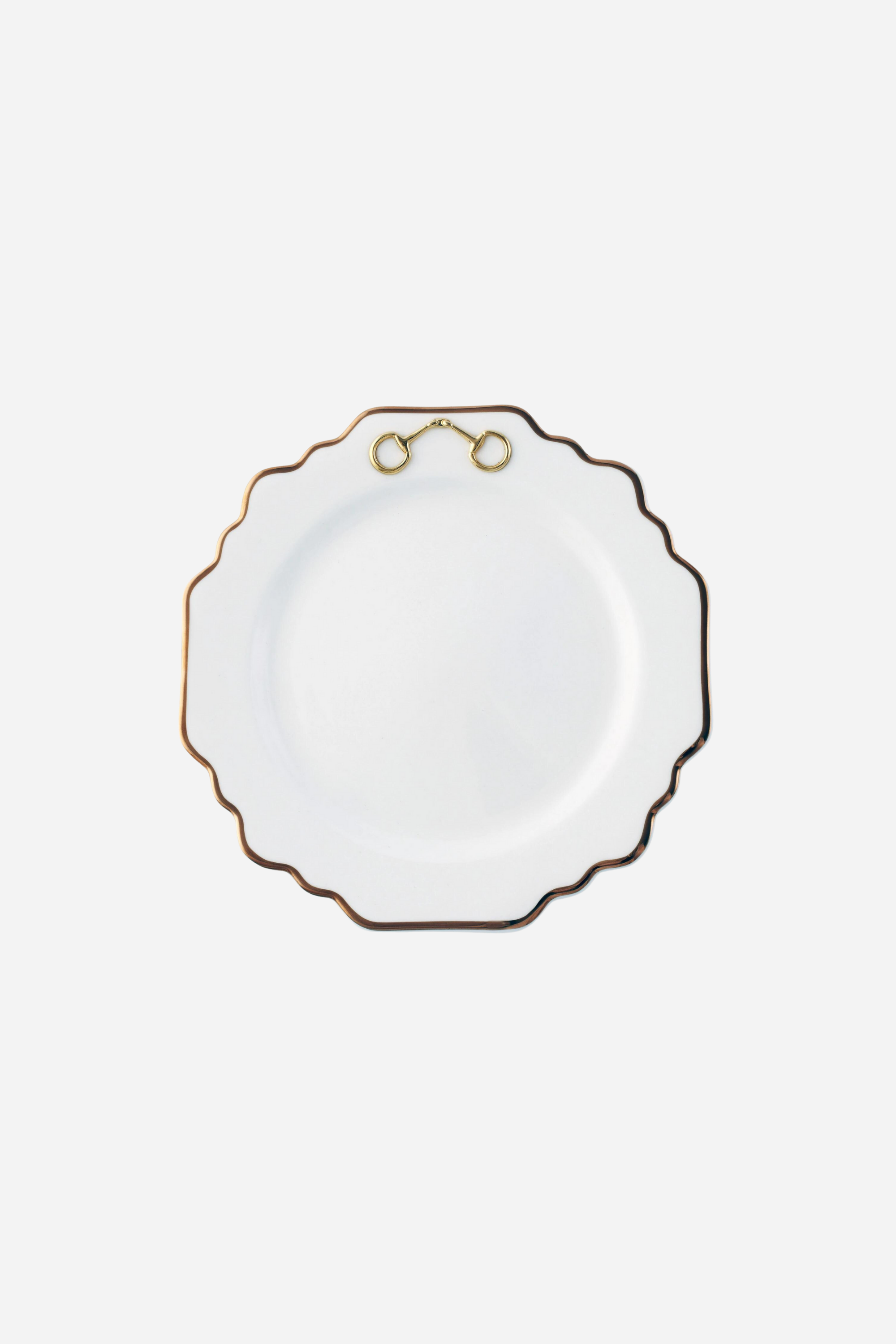 arthur court stylish equestrian windsor horse bit dinnerware